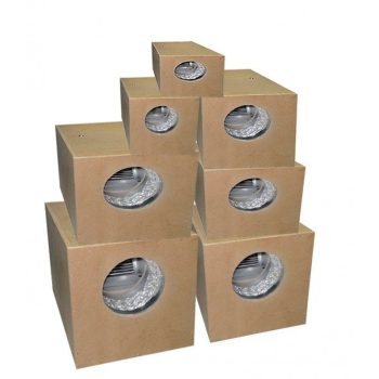 Caja extractora Madera Isobox 6000m3/h (3Boca Entrada 250mm-1Boca Salida 315mm)
